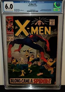 X-MEN #35 CGC 6.0 1ST PRINT 1967! FIRST APPEARANCE OF THE CHANGELING SPIDER-MAN! - Picture 1 of 2