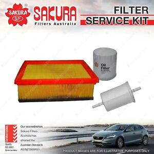 Sakura Oil Air Fuel Filter Service Kit for Peugeot 206 GTi 180 CC 307 T5 CC 4Cyl