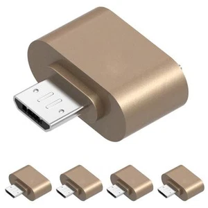 Lot of 5pcs New Micro USB to USB2.0 OTG Expansion Adapters For Smartphones - USA - Picture 1 of 3