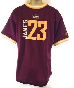 Youth Kids Boys Majestic NBA Cleveland Cavaliers Lebron James Basketball Shirt - Picture 1 of 4