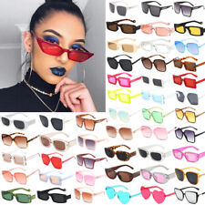 Fashion Retro Y2k Rectangle Sunglasses Shades Sun Glasses Women UV400 Square / +