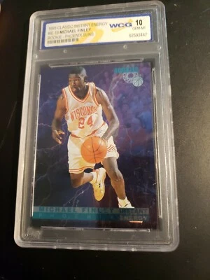 Michael Finley 1995 Instant Energy Rookie Phoenix Suns Graded Perfect 10 - Image 1 of 4