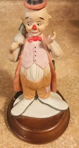 Vintage Clown Music Box Bring in the Clowns, “broken from umbrella stick handle” - Picture 1 of 8