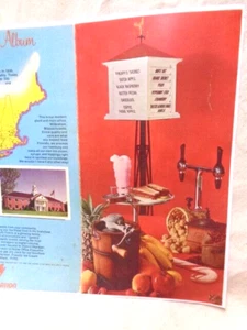 Full MENU REPLICA reproduction of a Friendly Ice Cream parlor Shoppe 1976 1980 - Bild 1 von 7