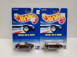 2 - Hot Wheels Mazda MX-5 Miata 1997 Set #172 (0454) 5 - Spoke And 7 - Spoke - Picture 1 of 10