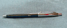 Vintage ‘1962 SHEAFFER SQUARE CAP Ballpoint Pen. Chrome ~ Black Plastic. “HIS”.