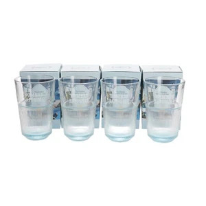 4 x Bombay Sapphire Longdrinkgläser, neues Design und verpackt SCHMALER SOCKEL. BAR - Bild 1 von 8