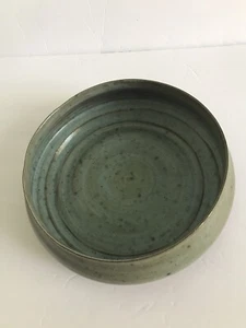 Rustic Opus 769 robbins egg blue pottery bowl signed by artist - Picture 1 of 4