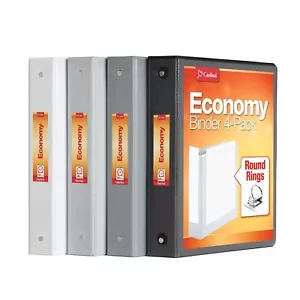 3 Ring Binders,Binders for School and Office, Durable 1.5 Inch, Round Rings, ... - Picture 1 of 7