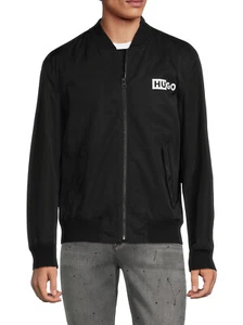 NEW HUGO (Hugo Boss Red Label) Logo Water Repellent Bomber Jacket Size M - Picture 1 of 22