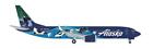 Herpa Wings 1:500 Boeing 737 Max 9 Alaska Orca West Coast Wonders 536820