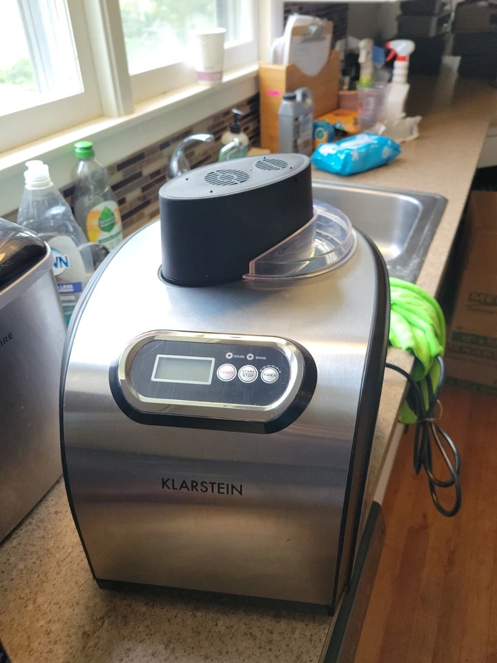  Klarstein профессиональный мороженое готов замороженный йогурт машина мороженое 1,5 л новый - Изображение 1 из 4