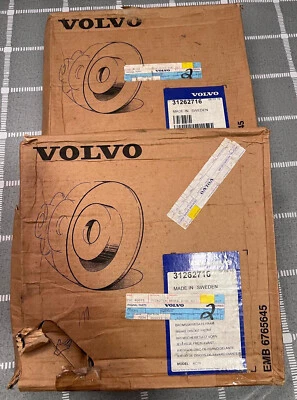 全新正品沃尔沃 S60/S80/V70/XC70 盘式制动转子前置套件 31262716 — 第 1/2 张图片