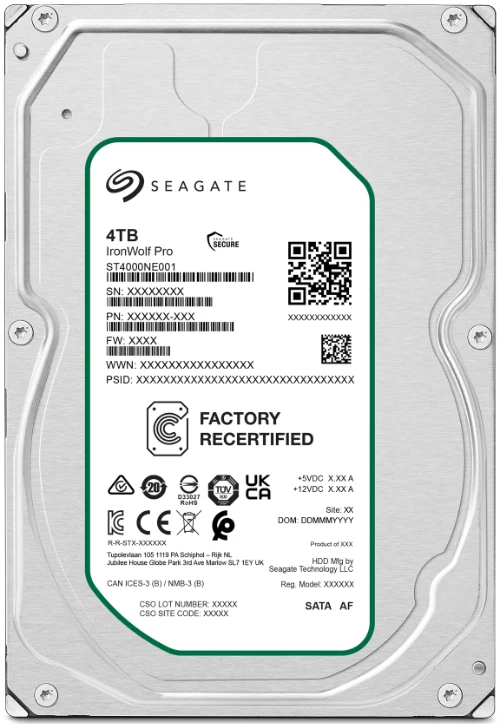 Seagate IronWolf PRO 4TB HDD ST4000NE001 3,5" für Dell Inspiron 660s - Bild 1 von 1