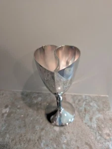 Flauti Champagne Vintage Lenox Kirk Stieff Placcato Argento Toast Cuore Spaccato - Foto 1 di 11