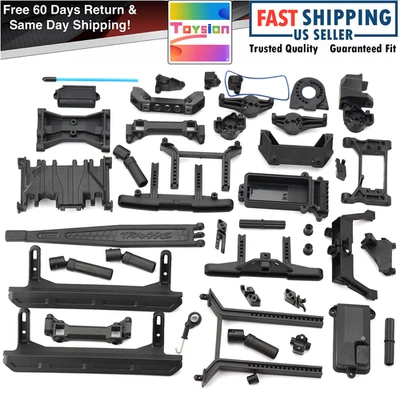 Fits Traxxas TRX-4 CHEVY K5 BLAZER Rock Sliders RX Box Shafts Mounts Skid Block - Image 1 of 4