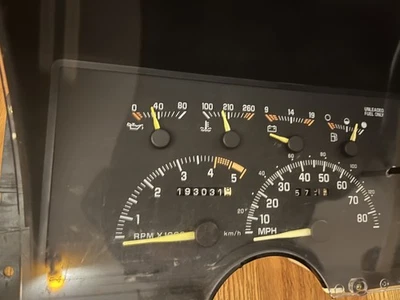 1992-1994 Chevrolet GMC C/K Truck Suburban Blazer Instrument Cluster 122k Miles - Image 1 of 4