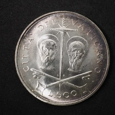 1967   VATICAN   500 LIRE  **NICE COIN** FREE SHIPPING CO410 - Image 1 of 2