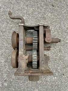 Antique Peck Smith Tinsmith Turning Burring Machine Roller Crimper Tool - Picture 1 of 11