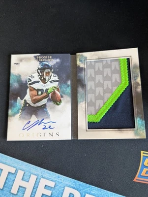 C.J. PROSISE 2016 Panini Origins Book Booklet Rookie Patch AUTO / AUTOGRAPH /25 - Image 1 of 2