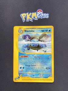 Pokemon Juego de Cartas Coleccionables Blastoise Expedition 37/165 Regular Raro LP. - Imagen 1 de 3