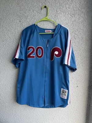 Мужская Mike Schmidt 1980 Mitchell & Ness Phillies подлинный Джерси $300 новый с Ярлыками XL - Изображение 1 из 4