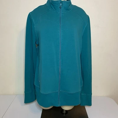 Chaqueta de chándal para mujer talla grande XL Athletic Works Athleisure cremallera completa manga larga Foto 1 de 4