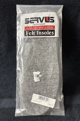 Servus Felt Insoles Men’s Size 12 28114 USA Honeywell New Fast Shipping - Image 1 of 4