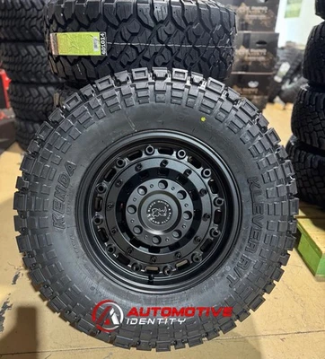 18x9.5 Black Rhino Arsenal Wheels 35" Kenda RT Tires 8x6.5 GMC Hummer Sierra EV - Image 1 of 4