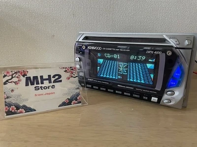 Reproductor de casete CD de audio para automóvil Kenwood DPX-4100 2 pulgadas funcionamiento confirmado Foto 1 de 4