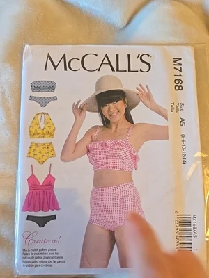 McCall's M7168 Misses' Bikinis Sewing Patterns - Size 6-14 Uncut New  - Image 1 of 2