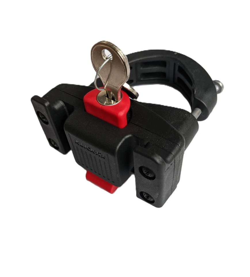 KLICKfix Caddy Oversize Lenker Adapter - Schwarz/Rot (0211CAO)
