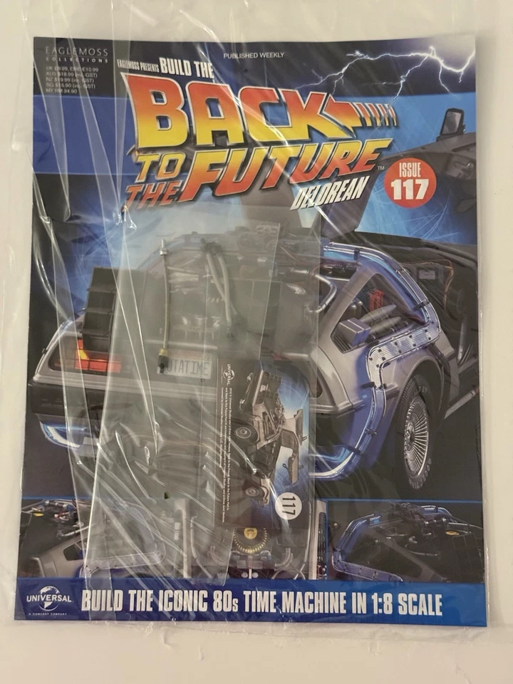 1:8 SCALE EAGLEMOSS BACK TO THE FUTURE BUILD YOUR OWN DELOREAN ISSUE 117 - Image 1 of 1