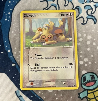 Slakoth 73/107 Non Holo EX Deoxys Set Pokemon Card 2005 NM - Image 1 of 3