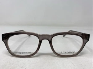 Academic P7002 C7 51-20-145 Gray Crystal Plastic Full Rim Eyeglasses Frame 1310 - Picture 1 of 8