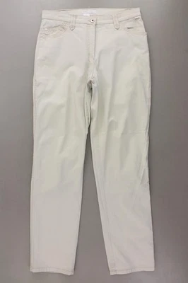 ⭐ Brax pantaloni per le signore taglia 40, M color crema di cotone ⭐ - Imagen 1 de 4