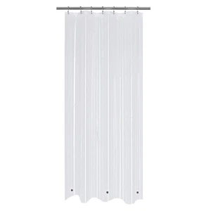 36x78 Small Stall Shower Curtain Liner with 3 Magnets Clear PEVA 8G Thick & H... - Foto 1 di 5