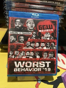 GCW Worst Behavior 2019 Bluray Wrestling Game Changer ECW WWE AEW NJPW TNA AAA - Picture 1 of 3