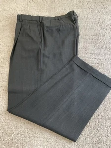 Pantalones de vestir Dockers Premium para hombre talla 34 x 30 grises 4 bolsillos plisados delanteros - Imagen 1 de 13
