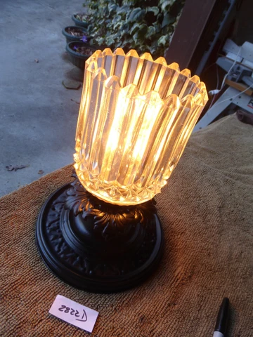 Vintage Semi Flush Mount Thick Glass Victorian Deco Light Fixture 2822 D Cover
