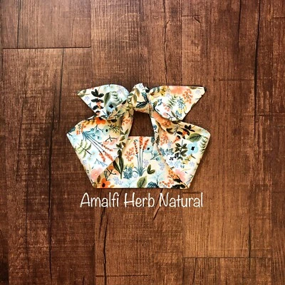 Handmade Floral Rifle Paper Co. Fabric Retro Hair Wrap Headband 50s Vintage Styl - Image 1 of 4