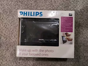 Philips Clock Radio ALJ308 Fm/Am Clock Radio With 7 Inch LCD Screen - Picture 1 of 4