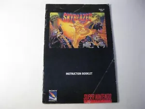 Skyblazer Super Nintendo SNES instruction manual only - Picture 1 of 2