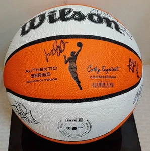 2021 WNBA All Star Team Signed Autographed Basketball Griner Stewart Wilson ASG - Picture 1 of 5