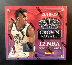 2018-19 Panini Crown Royale NBA Hobby Box SEALED  LUKA/SHAI/BRUNSON RC? KABOOM? - Picture 1 of 2