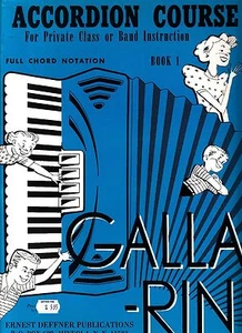 Accordion Course for Private Class or Band Instruction Book 1 Gallarini 1958 - Picture 1 of 2