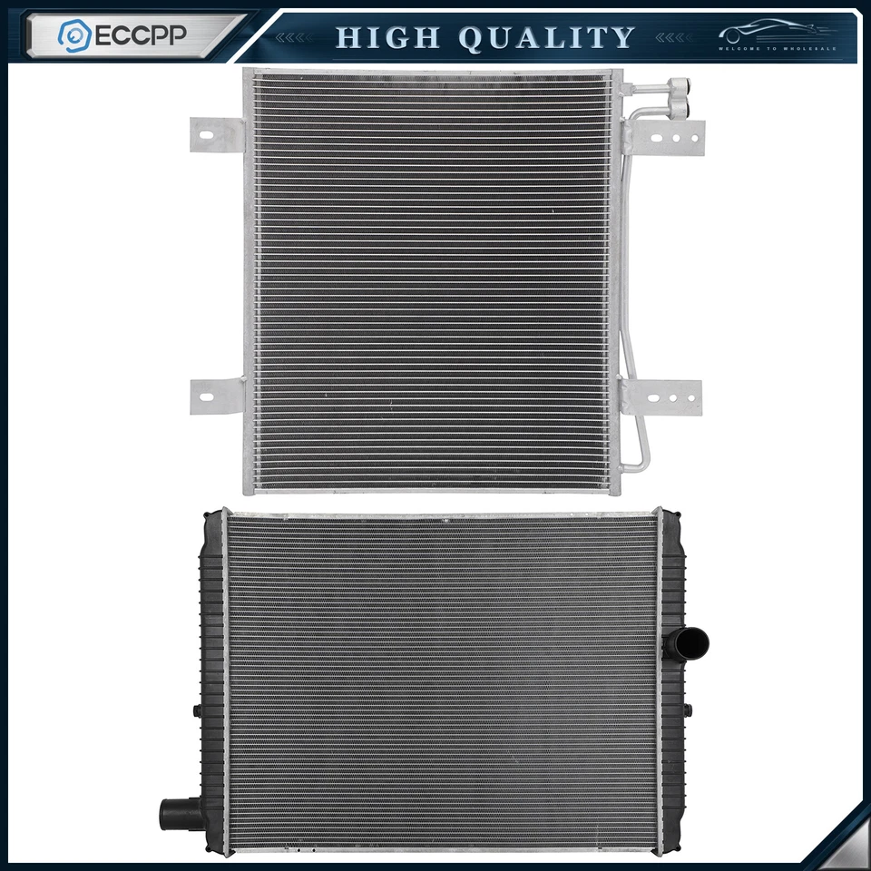 Kit de refrigeración de radiador y condensador de CA para International Harvester 9900i SFA 2003 Foto 1 de 4