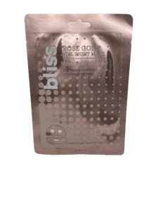 Bliss Foil Sheet Mask Rose Gold Rescue Single Use 20g - Picture 1 of 1