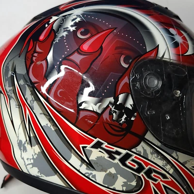 KBC Motorcycle Helmet Full Face Flip Up - Medium - Fabrice Christophe Kreation - Image 1 of 4