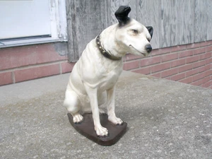 RCA VICTOR PHONOGRAPH VICTROLA /RADIO "NIPPER" DOG, 14 1/2" TALL - SUPER DETAILS - Picture 1 of 8